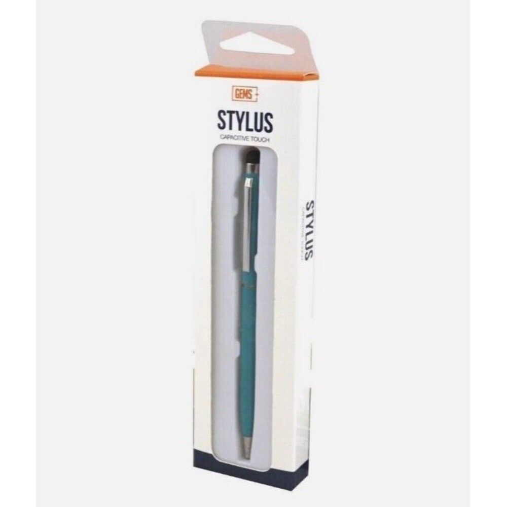 GEMS Computer/Laptop Stylus and Ball Point Pen Combo TEAL